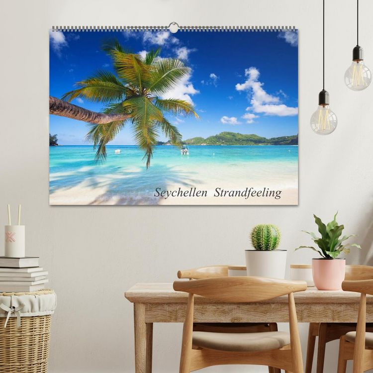 Produktbild: Seychellen Strandfeeling (Wandkalender 2026 DIN A2 quer), CALVENDO Monatskalender