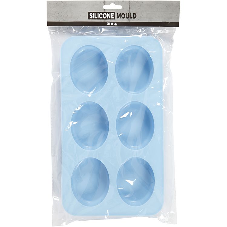 Produktbild: Creativ Company Silikonform, H 2,5 cm, L 28 cm, B 16 cm, Lochgr&ouml;&szlig;e 78x61 mm, 100 ml, 1 Stk