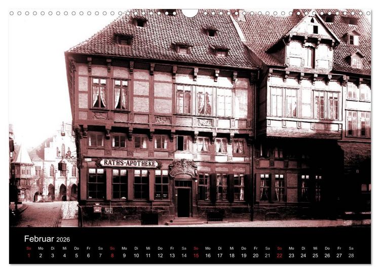 Produktbild: Hildesheimer Schaufenster um 1900 (Wandkalender 2026 DIN A3 quer), CALVENDO Monatskalender