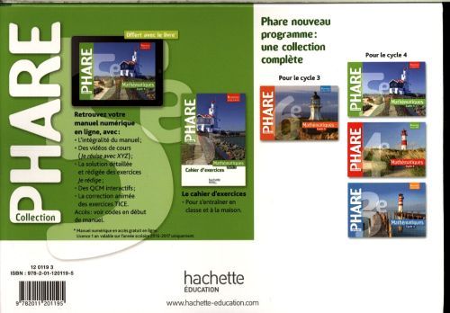 Produktbild: Phare Mathematiques 5eme Ed 20