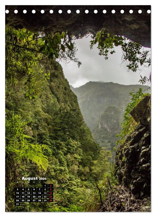 Produktbild: Levadas - Wasserwege auf Madeira (Tischkalender 2026 DIN A5 hoch), CALVENDO Monatskalender