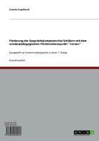 Produktbild: F&ouml;rderung der Gespr&auml;chskompetenz bei Sch&uuml;lern mit dem sonderp&auml;dagogischen F&ouml;rderschwerpunkt "Lernen"