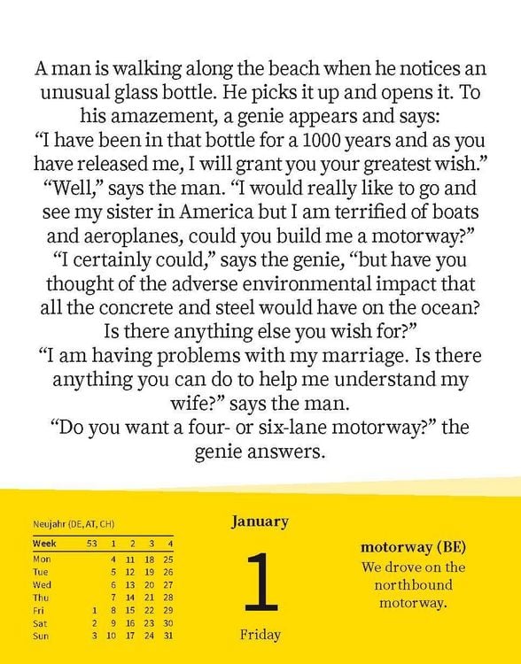 Produktbild: Langenscheidt Sprachkalender A Joke a Day 2027