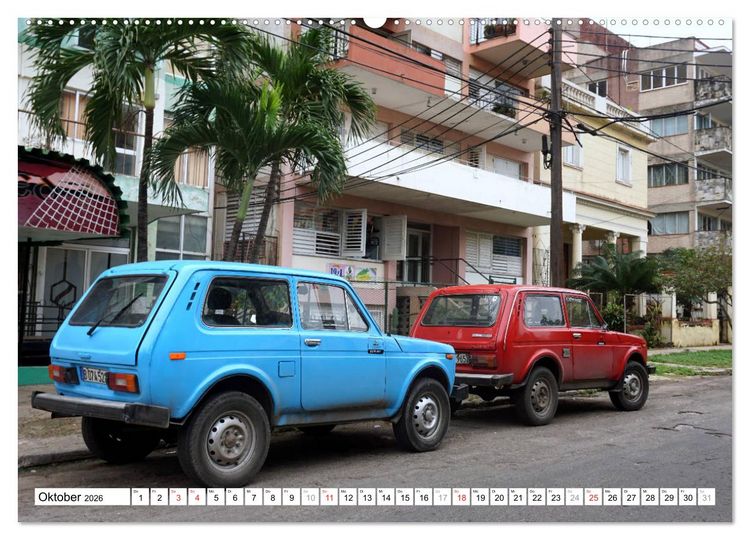 Produktbild: LADA NIVA - Russlands Dauer-L&auml;ufer (Wandkalender 2026 DIN A2 quer), CALVENDO Monatskalender