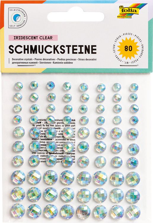 Produktbild: FOLIA&reg; Schmucksteine selbstklebend, Crystal Rainbow