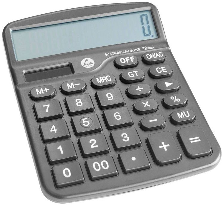 Produktbild: BJZ A-35705 ESD Taschenrechner Schwarz solarbetrieben (B x H x T) 120 x 50 x 150mm