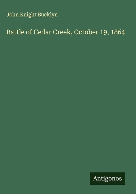Produktbild: Battle of Cedar Creek, October 19, 1864