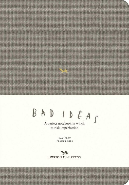 Produktbild: A Notebook for Bad Ideas (Large / Light Grey / Unlined)