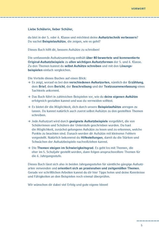 Produktbild: Mein gro&szlig;es Aufsatzbuch - Deutsch 5./6. Klasse