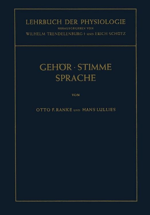 Produktbild: Lehrbuch der Physiologie in Zusammenh&auml;ngenden Einzeldarstellungen