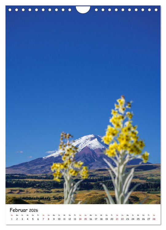 Produktbild: Traumhaftes Ecuador (Wandkalender 2026 DIN A4 hoch), CALVENDO Monatskalender
