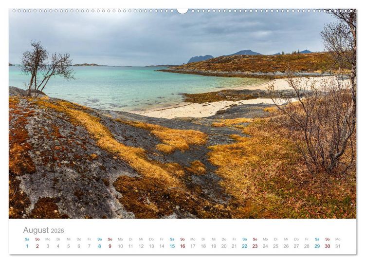 Produktbild: Norwegen - der hohe Norden (hochwertiger Premium Wandkalender 2026 DIN A2 quer), Kunstdruck in Hochglanz