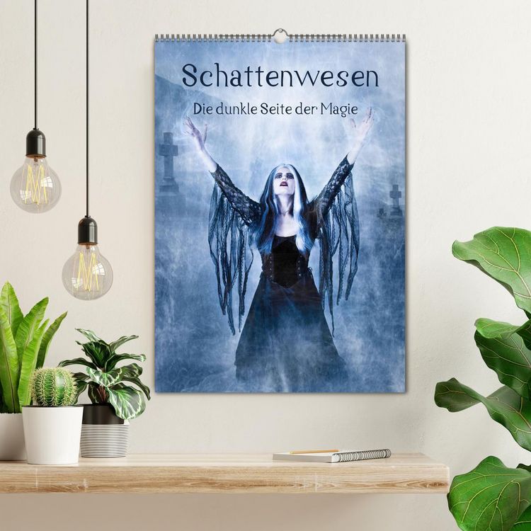 Produktbild: Schattenwesen - Die dunkle Seite der Magie (Wandkalender 2026 DIN A2 hoch), CALVENDO Monatskalender
