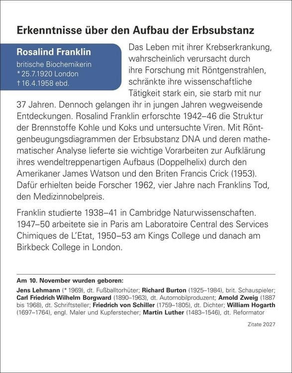 Produktbild: Zitate Tagesabrei&szlig;kalender 2027