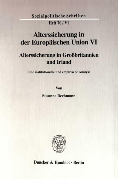 Produktbild: Alterssicherung in der Europ&auml;ischen Union VI.