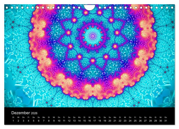 Produktbild: mandala-art (Wandkalender 2026 DIN A4 quer), CALVENDO Monatskalender