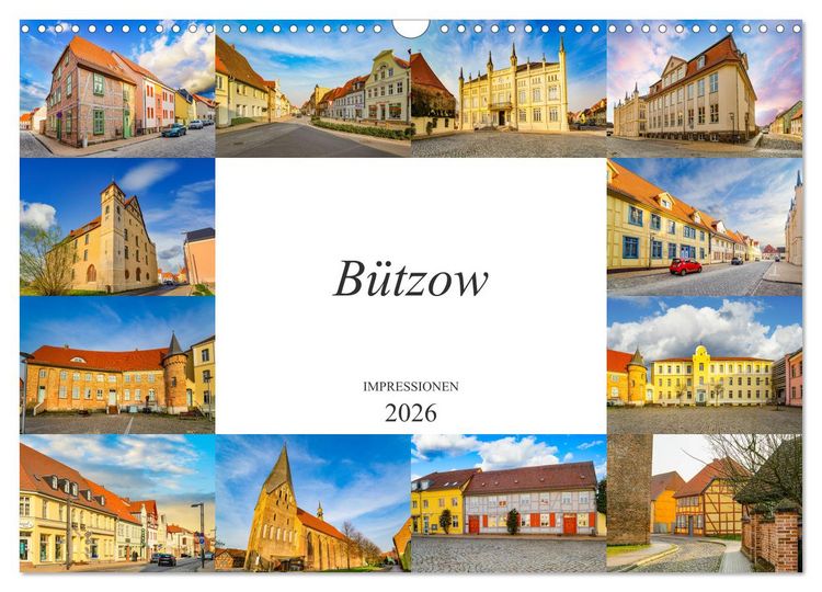 Produktbild: B&uuml;tzow Impressionen (Wandkalender 2026 DIN A3 quer), CALVENDO Monatskalender