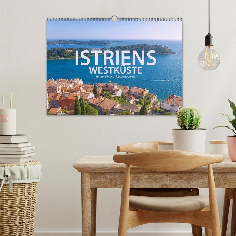 Produktbild: Istriens Westk&uuml;ste (Wandkalender 2026 DIN A3 quer), CALVENDO Monatskalender