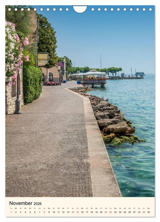 Produktbild: GARDASEE Orte am bezaubernden Ostufer (Wandkalender 2026 DIN A4 hoch), CALVENDO Monatskalender