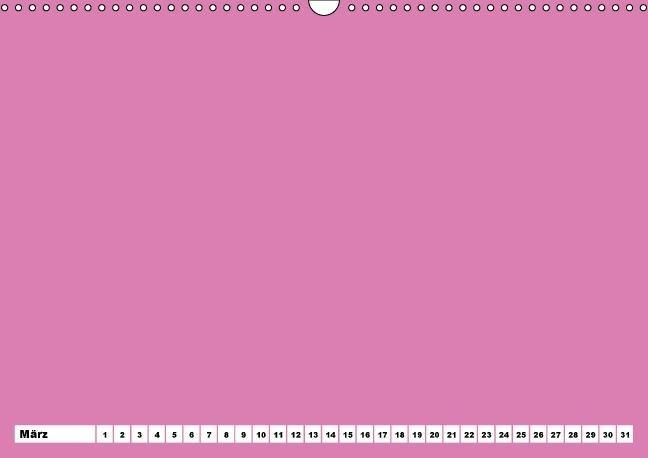 Produktbild: Bunter Bastelkalender f&uuml;r M&auml;dchen (Wandkalender immerw&auml;hrend DIN A3 quer)