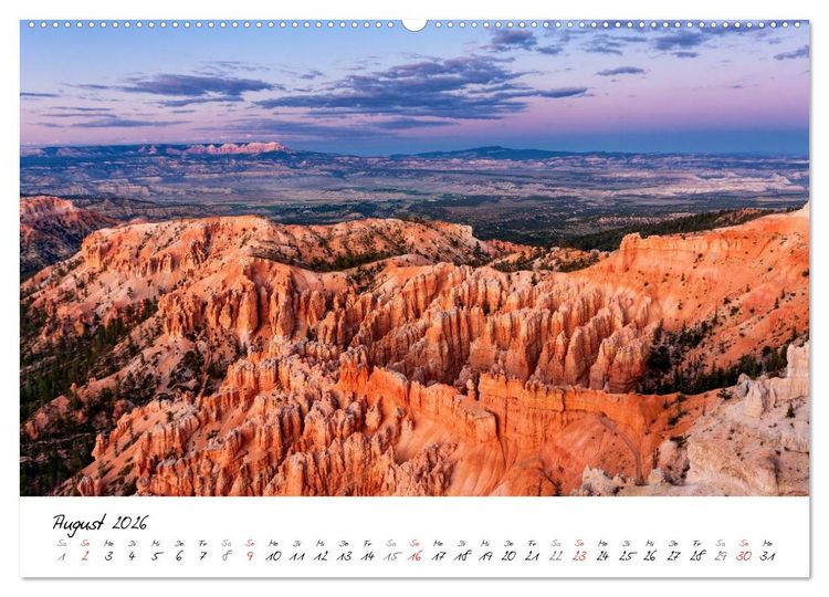 Produktbild: National-Parks der USA (hochwertiger Premium Wandkalender 2026 DIN A2 quer), Kunstdruck in Hochglanz
