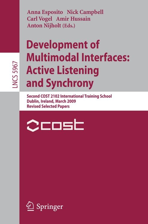 Produktbild: Development of Multimodal Interfaces: Active Listening and Synchrony