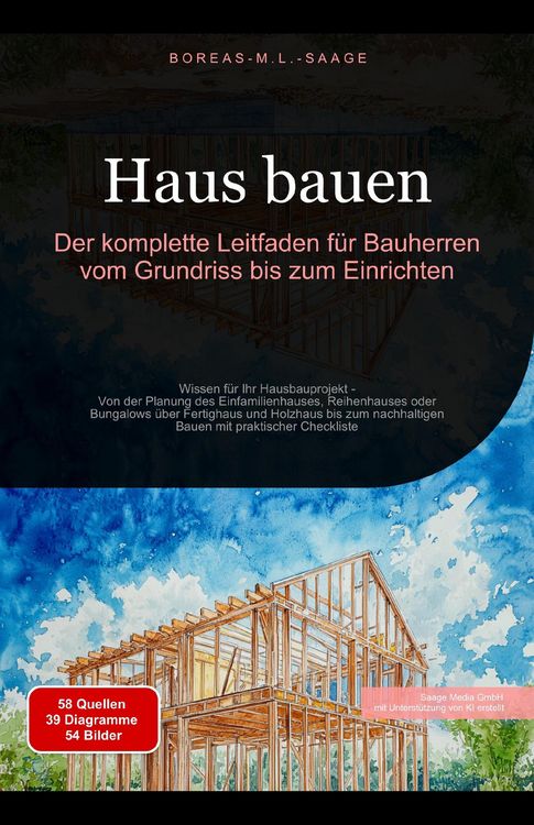 Produktbild: Haus bauen: Der komplette Leitfaden f&uuml;r Bauherren vom Grundriss bis zum Einrichten