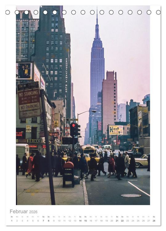 Produktbild: New York City 1963 (Tischkalender 2026 DIN A5 hoch), CALVENDO Monatskalender