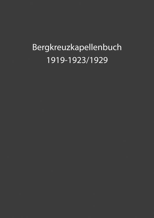 Produktbild: Bergkreuzkapellenbuch