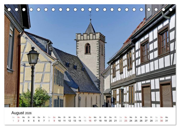 Produktbild: Romantisches Kronberg im Taunus (Tischkalender 2026 DIN A5 quer), CALVENDO Monatskalender