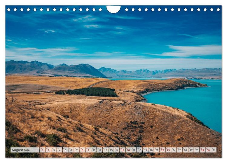 Produktbild: Neuseeland - Am Ende der Welt (Wandkalender 2026 DIN A4 quer), CALVENDO Monatskalender