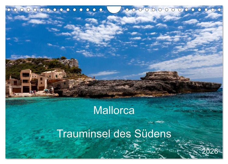 Produktbild: Mallorca - Trauminsel des S&uuml;dens (Wandkalender 2026 DIN A4 quer), CALVENDO Monatskalender