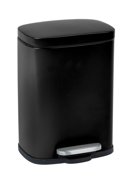 Produktbild: Treteimer Mod. Leno, Schwarz 5 L, Easy-Close Absenkautomatik