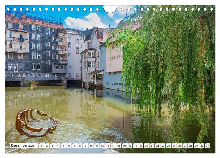 Produktbild: Ein Spaziergang durch Esslingen (Wandkalender 2026 DIN A4 quer), CALVENDO Monatskalender