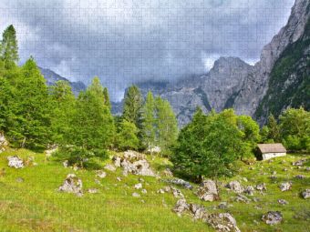 Produktbild: CALVENDO Puzzle Julische Alpen | 1000 Teile Lege-Gr&ouml;&szlig;e 64x48cm Foto-Puzzle f&uuml;r gl&uuml;ckliche Stunden