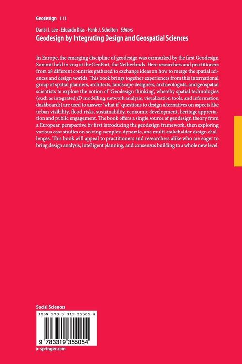 Produktbild: Geodesign by Integrating Design and Geospatial Sciences
