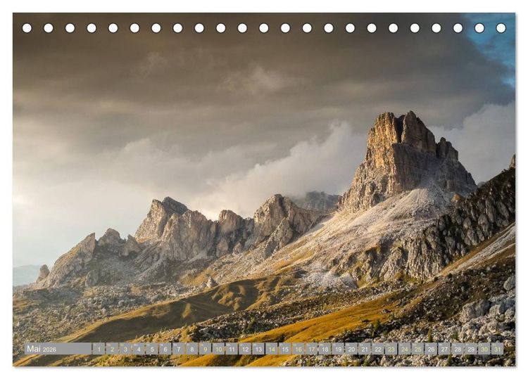 Produktbild: Herbst in den Dolomiten (Tischkalender 2026 DIN A5 quer), CALVENDO Monatskalender