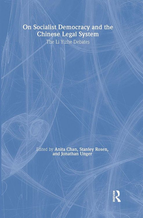 Produktbild: On Socialist Democracy and the Chinese Legal System