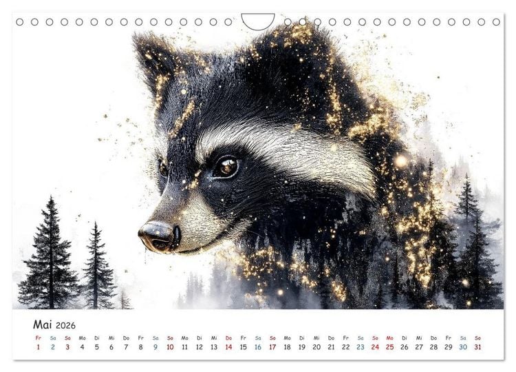 Produktbild: W&auml;chter des Zauberwaldes (Wandkalender 2026 DIN A4 quer), CALVENDO Monatskalender