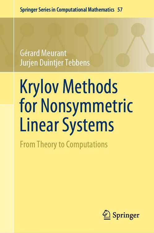 Produktbild: Krylov Methods for Nonsymmetric Linear Systems