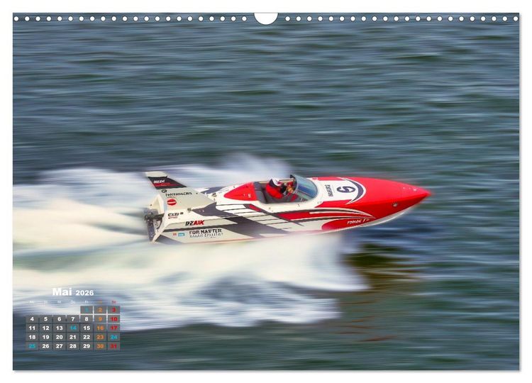 Produktbild: Speedboote (Wandkalender 2026 DIN A3 quer), CALVENDO Monatskalender