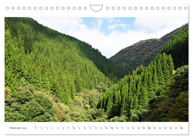 Produktbild: Kyushu - Japans vielf&auml;ltigste Insel (Wandkalender 2026 DIN A4 quer), CALVENDO Monatskalender