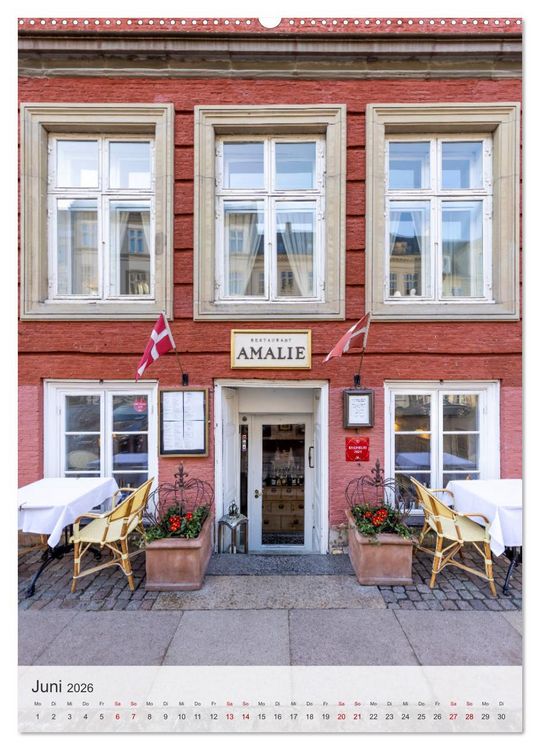 Produktbild: KOPENHAGEN Idylle und Historie (Wandkalender 2026 DIN A2 hoch), CALVENDO Monatskalender