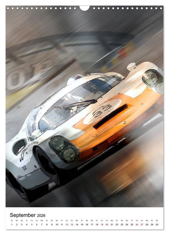 Produktbild: Faszination Rennsport (Wandkalender 2026 DIN A3 hoch), CALVENDO Monatskalender
