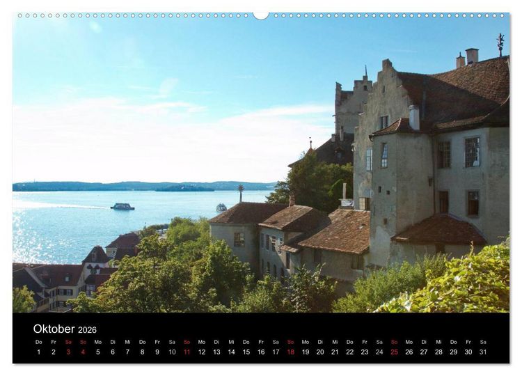 Produktbild: Ein Jahr am BODENSEE (hochwertiger Premium Wandkalender 2026 DIN A2 quer), Kunstdruck in Hochglanz