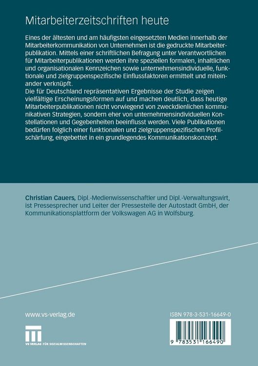 Produktbild: Mitarbeiterzeitschriften heute