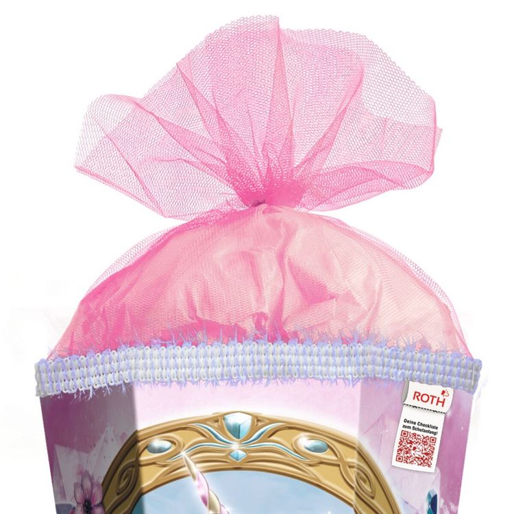 Produktbild: Motivschult&uuml;te 85 cm, Einhorn Beauty, Glitzerborte