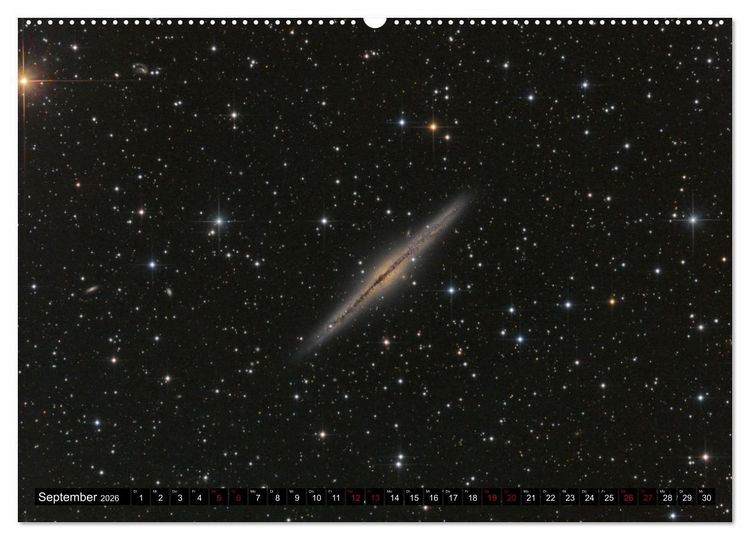 Produktbild: Deep-Sky Fotografie (hochwertiger Premium Wandkalender 2026 DIN A2 quer), Kunstdruck in Hochglanz