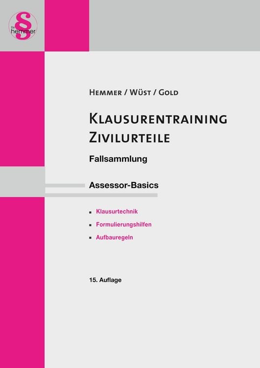 Produktbild: Klausurentraining Zivilurteile