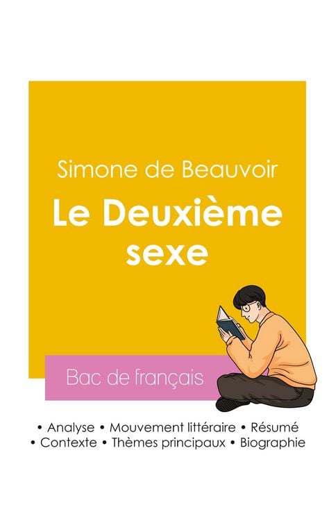 Produktbild: R&eacute;ussir son Bac de fran&ccedil;ais 2026 : Analyse du tome 1 de l'essai Le Deuxi&egrave;me sexe de Simone de Beauvoir